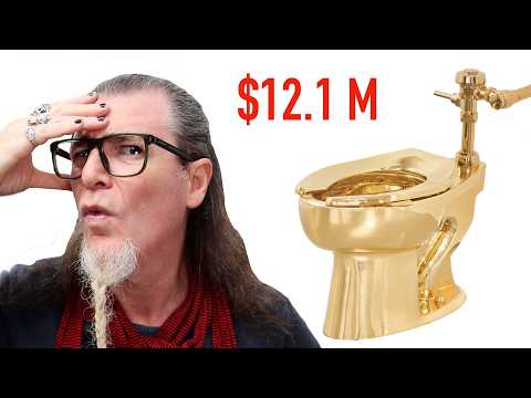 Thumbnail for ¿ARTE, BROMA o INVERSIÓN? Urinario de oro se vende por 12.1 Millones de dólares. Maurizio Cattelan