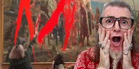 Thumbnail for DESTRUYEN UN CUADRO DEL SIGLO XIX. ACTIVISTAS CLIMÁTICAS TIRAN PINTURA ROJA SOBRE OBRA DE ARTE