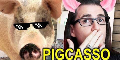 Thumbnail for ¿UNA CERDA QUE PINTA? PIGCASSO Y OTROS ANIMALES ARTISTAS