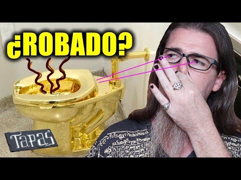Thumbnail for INODORO DE ORO MACIZO ROBADO DEL ARTISTA MAURICIO CATTELAN