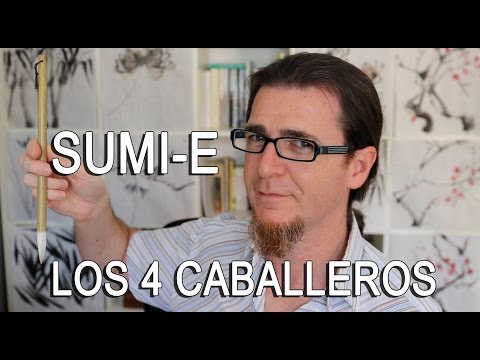 Thumbnail for Pintura China Sum e. Los 4 Caballeros. PINTURA ZEN Thumbnail for Pintura China Sum e. Los 4 Caballeros. PINTURA ZEN