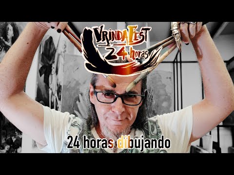 Thumbnail for ¿24 horas dibujando en directo? ¿Lo conseguiré? #VrindaFest 24 Horas #vrindafest24h