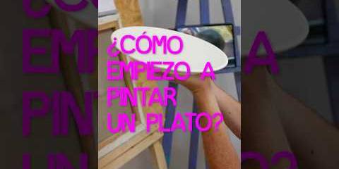 Thumbnail for ¿Cómo empiezo a pintar un plato de cerámica? #antoniogarciavillaran #arte #art #escultura #cerámica