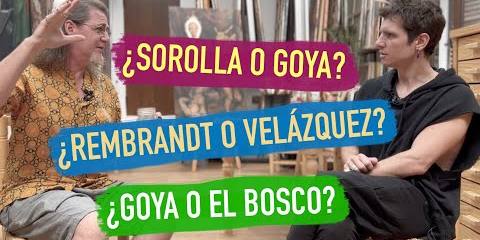 Thumbnail for ¿VELÁZQUEZ O REMBRANDT? ¿GOYA O EL BOSCO? Guillermo Lorca y Antonio García Villarán sudan tinta