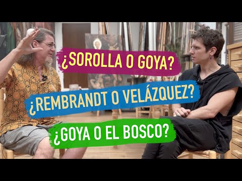 Thumbnail for ¿VELÁZQUEZ O REMBRANDT? ¿GOYA O EL BOSCO? Guillermo Lorca y Antonio García Villarán sudan tinta