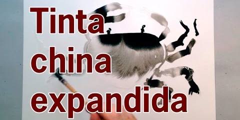 Thumbnail for Cangrejo con agua y Tinta China. Arte y Creatividad. Dibujo y Pintura.