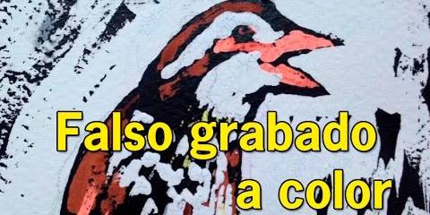 Thumbnail for Falso Grabado a color. Más de 40 técnicas de Arte y Creatividad. Dibujo y Pintura.