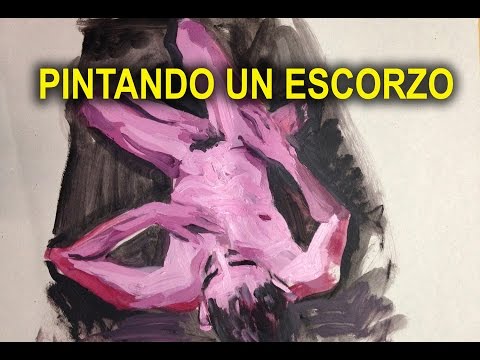 Thumbnail for Pintando un desnudo en escorzo con óleo.