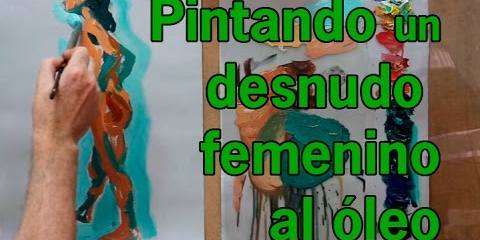 Thumbnail for Dibujo al óleo con modelo desnudo del natural. Arte y creatividad.