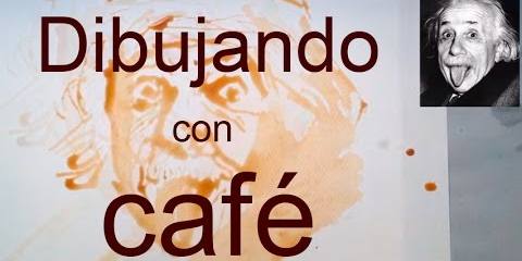 Thumbnail for Dibujo con café; Albert Einstein en 1 minuto. Arte y Creatividad.