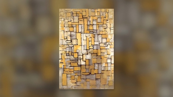 Un cuadro de Mondrian estuvo colgado al revés durante 77 años.