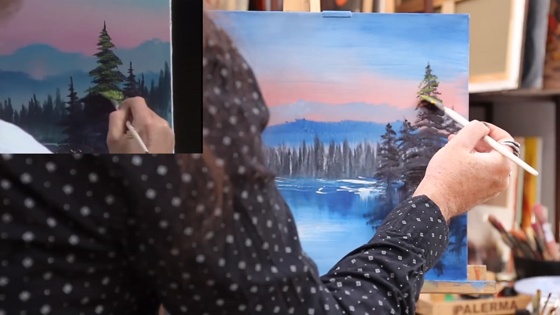 Sigo un TUTORIAL de BOB ROSS y pasa esto…