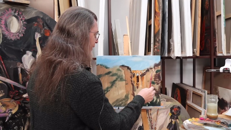 NO sigo un TUTORIAL de BOB ROSS y pasa esto…