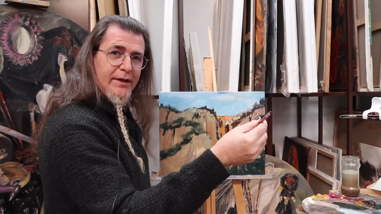 NO sigo un TUTORIAL de BOB ROSS y pasa esto…